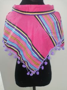 Kids Costumes to Hire - Mexican Poncho - Stripes - CHILD
